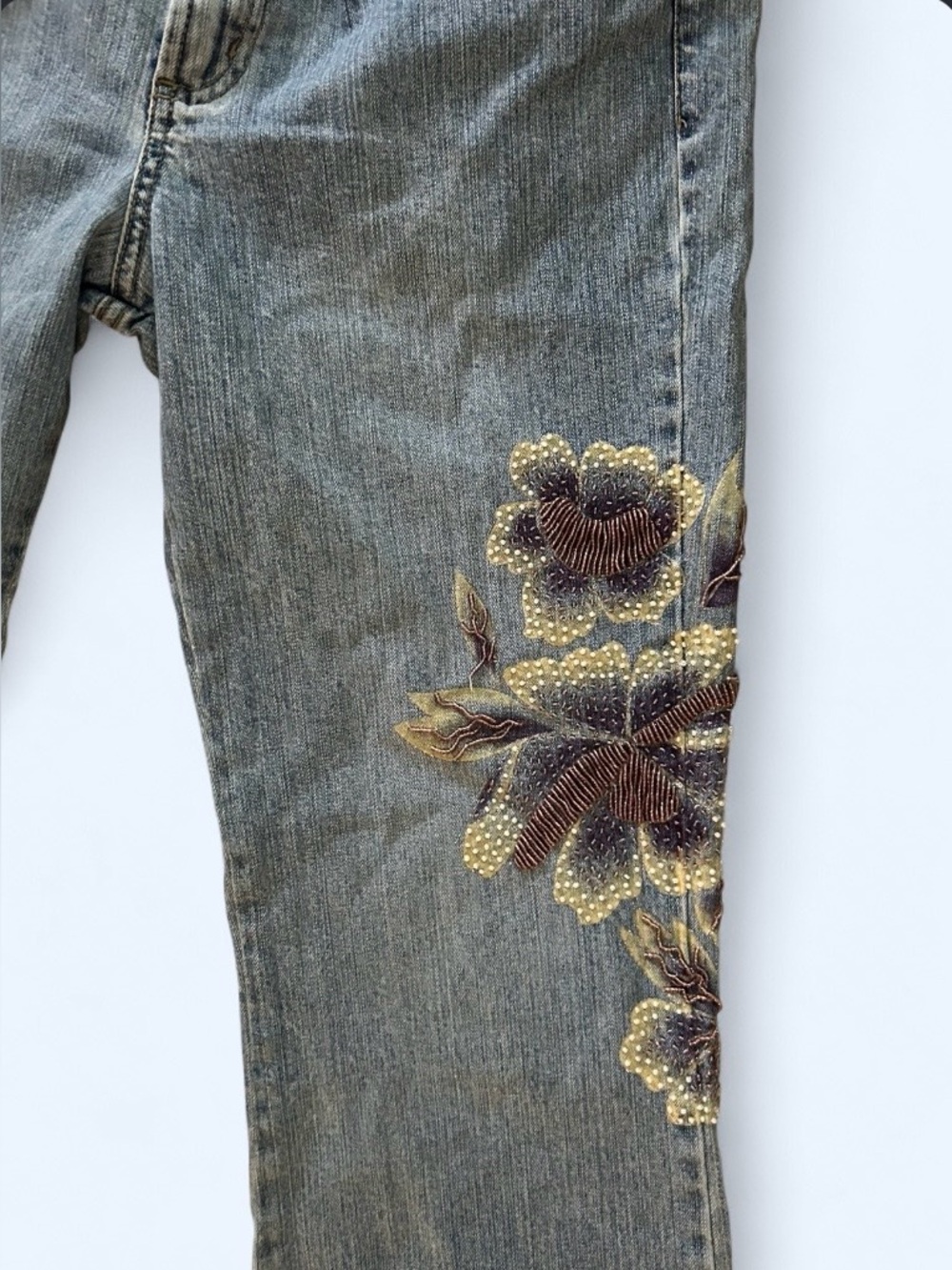 Cavaricci Vintage Cavaricci Embellished Jeans - Size 14 - Picture 2 of 5